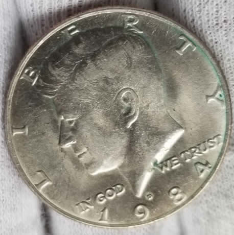 Kenneday-Half-Dollars:--A:-1984-D-/-B:-1996-D